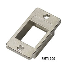 Fmt1000 Panel-mount Bezel, Keystone Opening - Silver