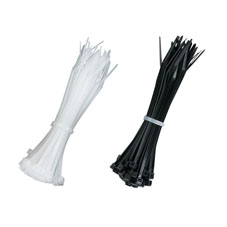 Ft610 0.12 X 4 In. Mini Cable Ties - Black & Natural, Pack Of 100