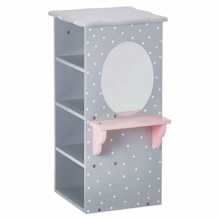 18 In. Doll Furniture Dresser With 3 Hangers