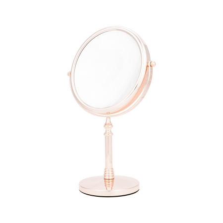 D860rg Decorative Stem Vanity Mirror, Rose Gold
