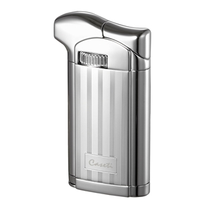 Felix Soft Flame Pipe Lighter With Tamper - Chrome Lines Ii