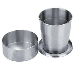 Vac372 Scope Stainless Steel Folding Shot Cup - 5 Oz
