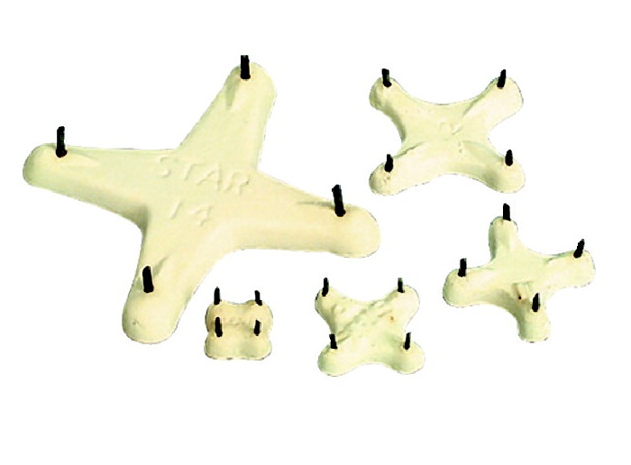 Ceramic Shop 1364501 Star Stilt 0.25 in. Pack of 12 Ceramic Shop 1364501 Star Stilt 0.25 in. Pack of 12