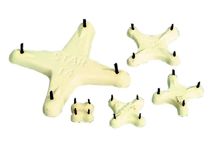 Ceramic Shop 1364504 Star Stilt 1.5 in. Pack of 12 Ceramic Shop 1364504 Star Stilt 1.5 in. Pack of 12
