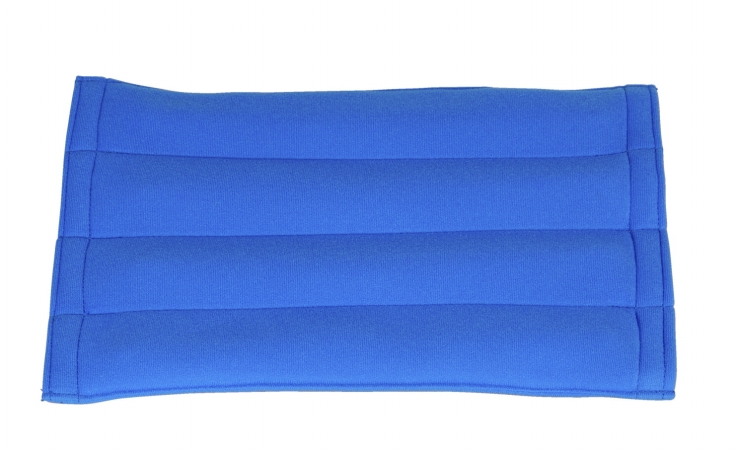 1387569 Abilitations Small Lap Pad Without Weights - 14 X 10 In., Blue