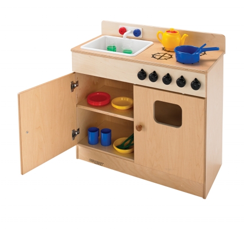 1491195 Childcraft Sink & Stove Combo, 29.5 X 13.37 X 27.75 In.