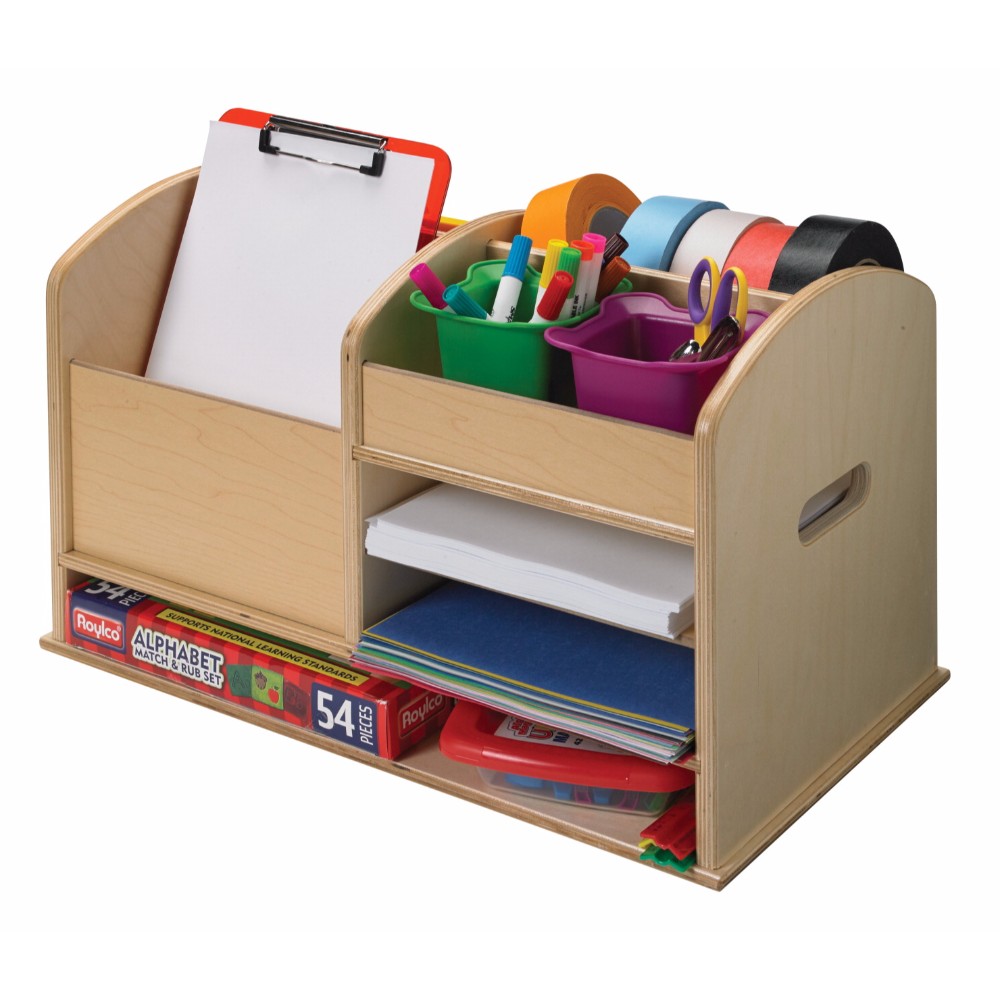 Childcraft Tabletop Writing Supplies Center, 21.25 X 12 X 12.37 In.