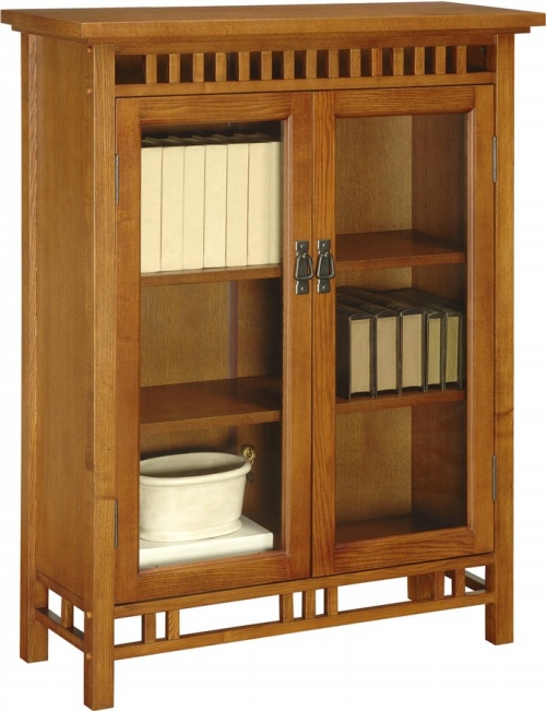 Ameriwood 7324096 Mission Curio Cabinet -Cherry by Ameriwood