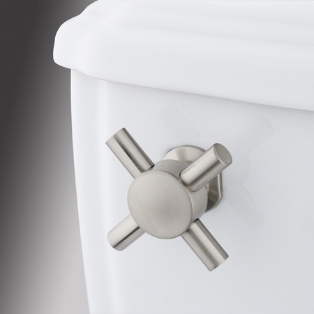 Kingston Brass KTDX8 Concord Cross Tank Lever - Satin Nickel Kingston Brass KTDX8 Concord Cross Tank Lever - Satin Nickel
