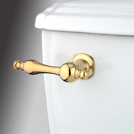 Kingston Brass KTNL2 Naples Tank Lever - Polished Brass Kingston Brass KTNL2 Naples Tank Lever - Polished Brass