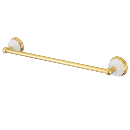 BA1111PB Victorian 24 Inch Towel Bar - Polished Brass