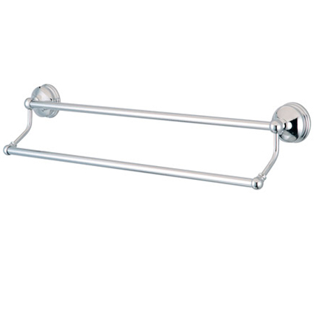 BA1163C Vintage Classic 24 Inch Dual Towel Bar - Polished Chrome