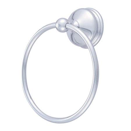 BA1164C Vintage Classic 6 Inch Towel Ring - Polished Chrome