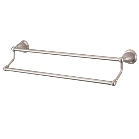 BA1753SN Heritage 24 Inch Wall Mount Dual Towel Bar - Satin Nickel