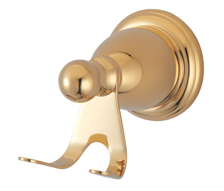BA1757PB Heritage Robe Hook - Polished Brass