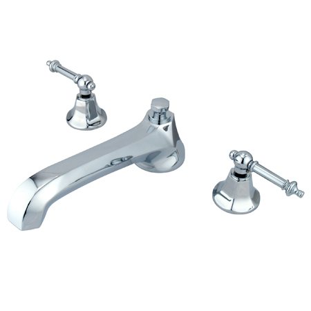KS4301TL 8 Inch -18 Inch Widespread Roman Tub Filler - Polished Chrome