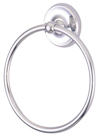 BA314C Classic 6 Inch Towel Ring - Polished Chrome