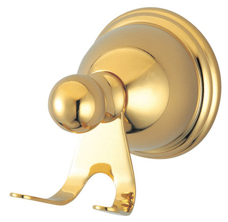 BA3967PB Restoration Robe Hook - Polished Brass