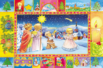 Vermont Christmas BB8055X Christmas Journey Advent Calendar 5 Pack