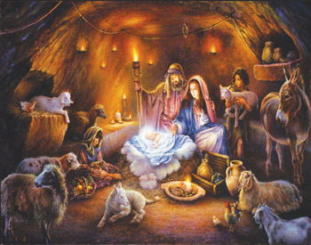 Vermont Christmas BB707-5X No Room at the Inn Advent Calendar - 5 Pack