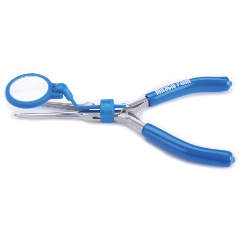 Picture of Miracle Point PLLN8 Needle Nose Pliers with Magnifier - Set of 2