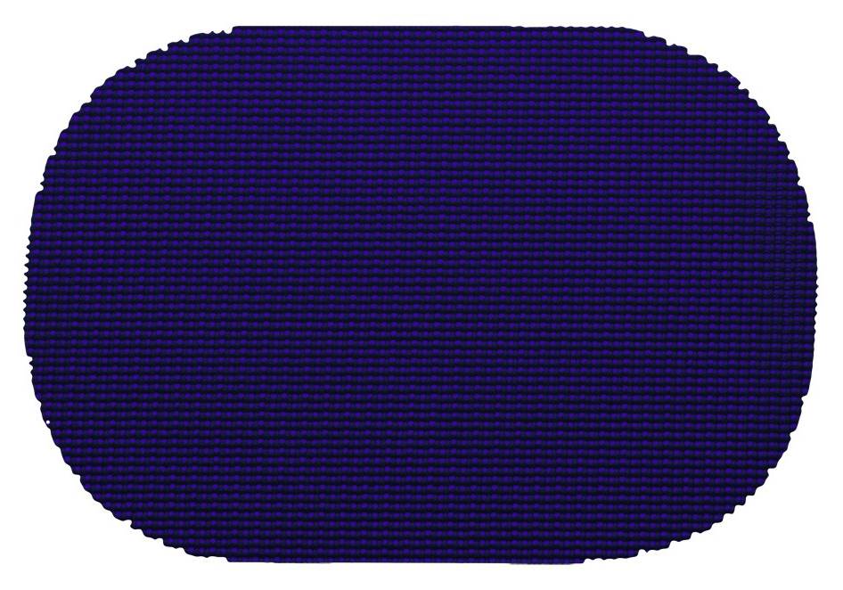 Picture of Kraftware 31636 Fishnet Oval Placemat Dz. Navy