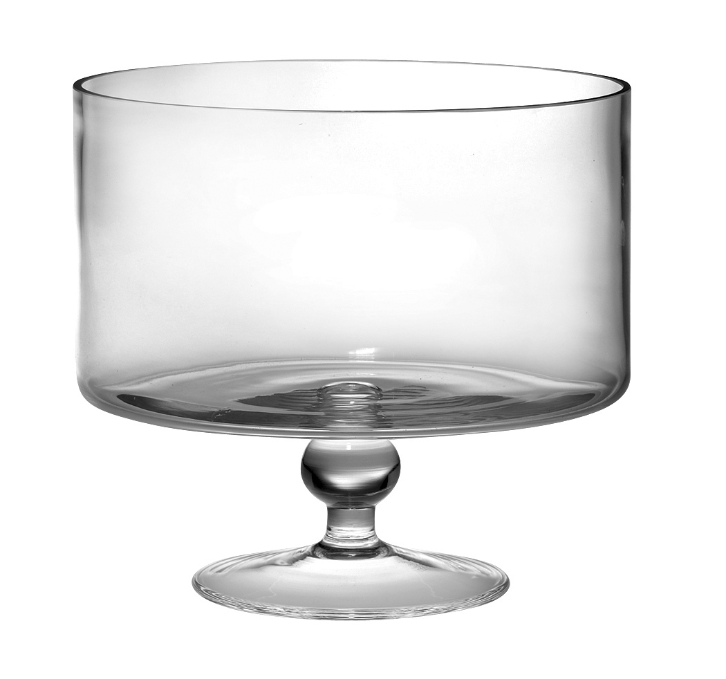 Picture of Majestic Gifts T-500 Classic clear 9.5 in. High Quality Glass Thick Trifle Bowl