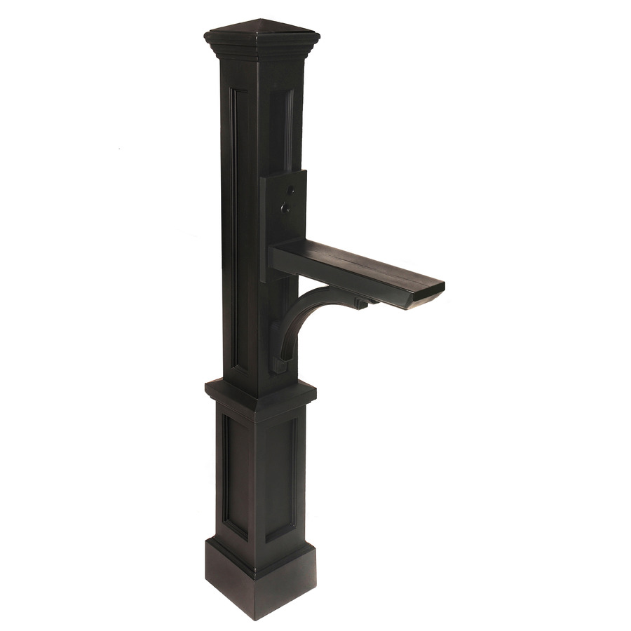 Picture of MAYNE 5814B Newport Plus Double Mailbox Post- Black