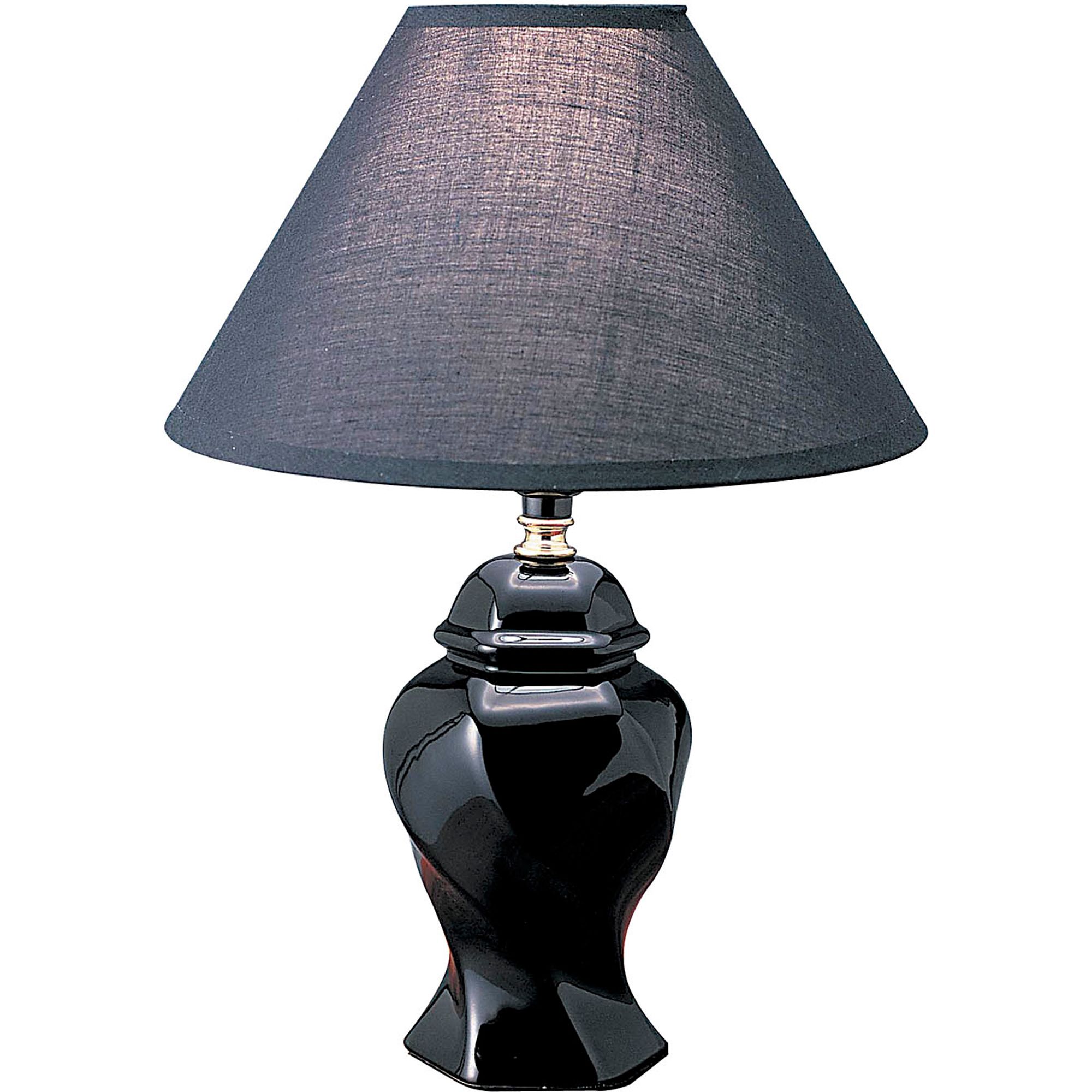 Picture of Ore International 606BK Ceramic Table Lamp - Black