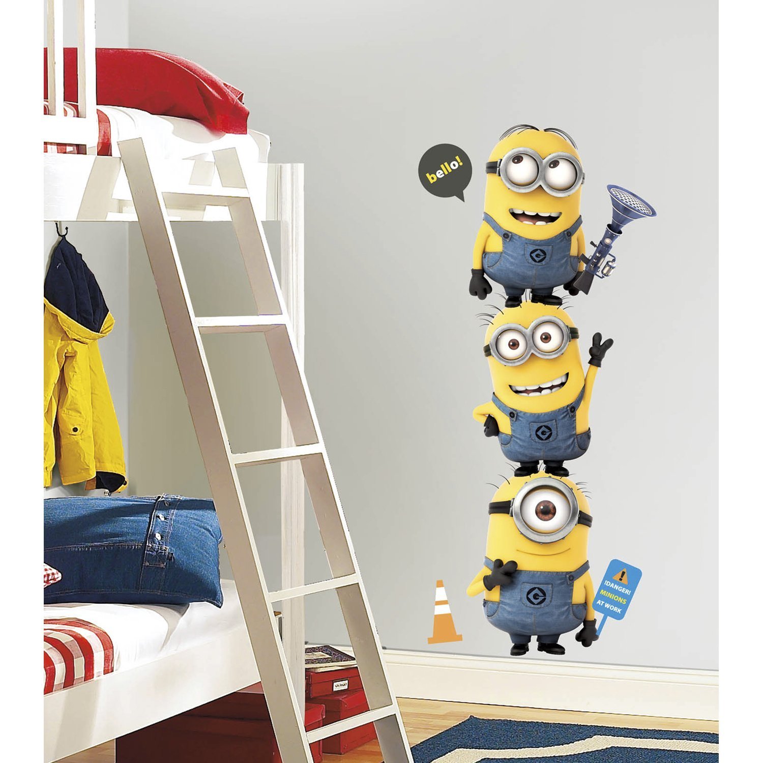 Picture of Roommates RMK2081GM Despicable Me 2 Minions Giant Peel and Stick Giant Wall Decals