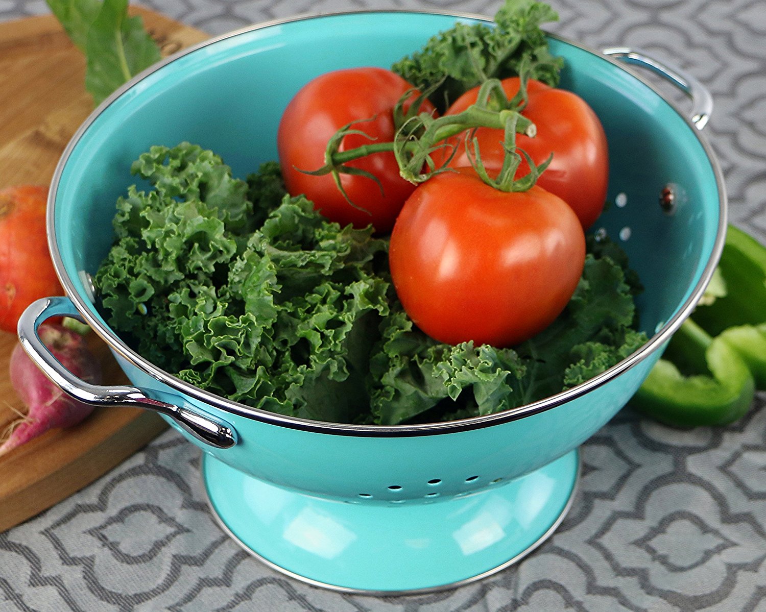 Picture of Reston Lloud 80702 Calypso Basics 3qt Colander  Turquoise 