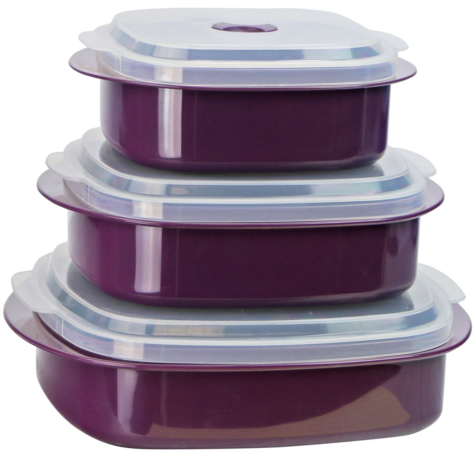 Picture of Reston Lloyd 20502 Microwave Cookware Set  Plum 