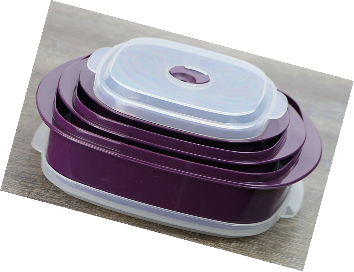 Picture of Reston Lloyd 20502 Microwave Cookware Set  Plum 