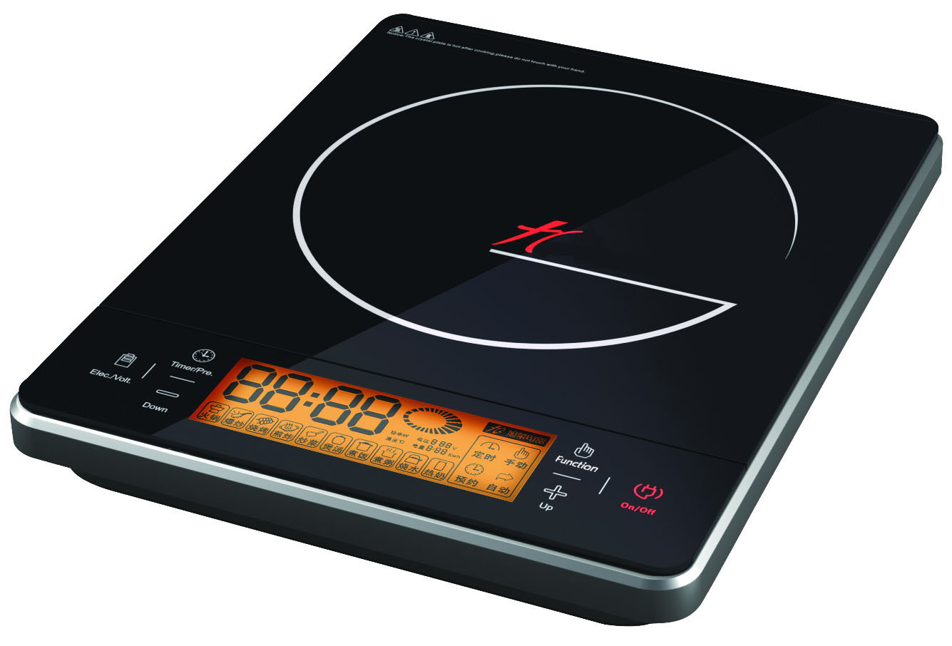 Picture of Sunpentown SR-964TS 1300W Induction in Silver (Countertop)