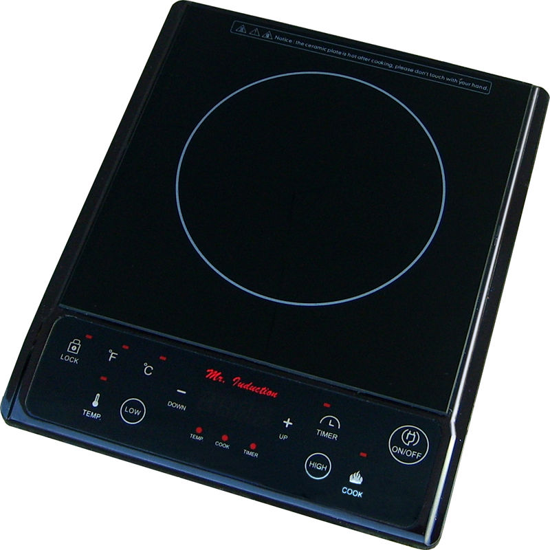 Picture of Sunpentown SR-964TB 1300W Induction in Black (Countertop)