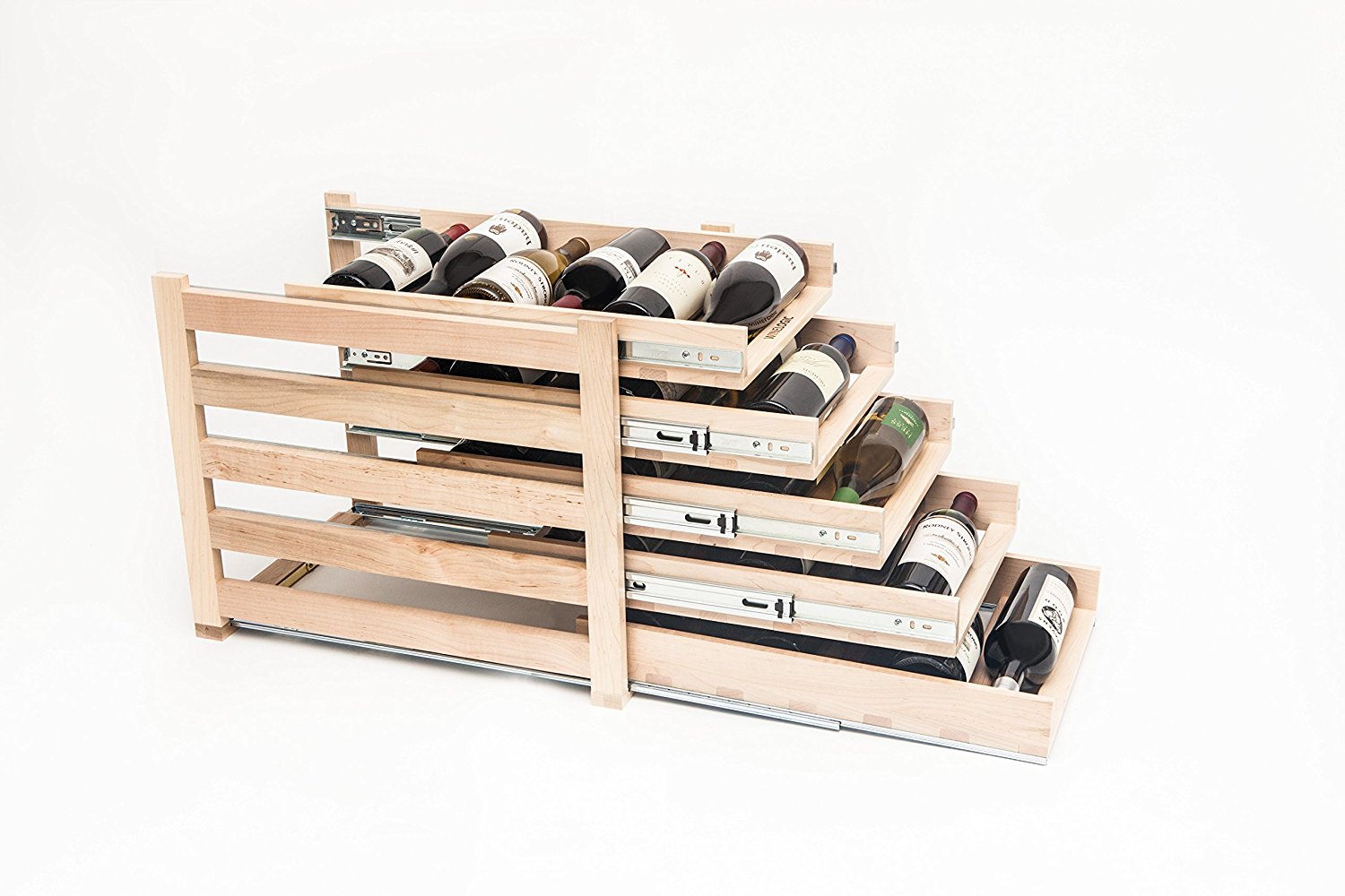 Picture of Wine Logic Five Tray 30 Bottle Storage Wine Rack - 22.25 x 18.25 x 16.13 in.