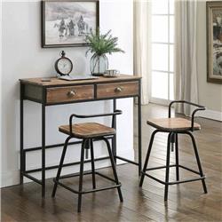 Picture of 4D Concepts 162005 Urban Loft Breakfast Table with Two Swivel Stools
