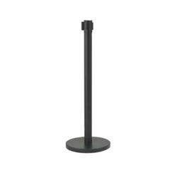 Picture of Aarco HBK-10 120 in. Crowd Control & Guidance Stanchion with Black Retractable Belt
