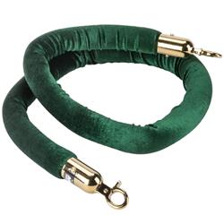 Picture of Aarco Tr-47 5 ft. Green Stanchion Rope with Brass Ends