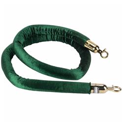 Picture of Aarco Tr-87 6 ft. Green Rope with Brass Ends for Crowd Control & Guidance Stanchions