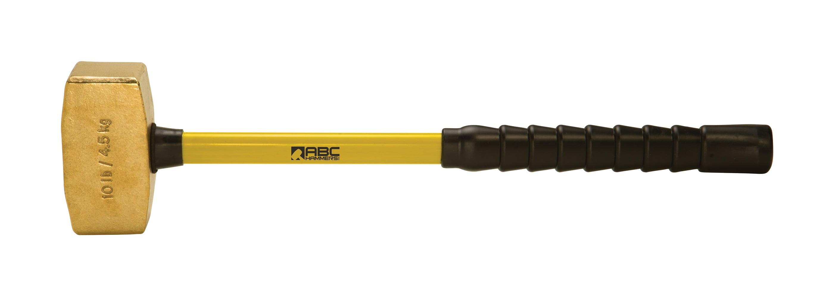 Picture of ABC Hammers ABC10BFBS 24 in. 10 lbs Brass Hammer with Fiberglass Handle