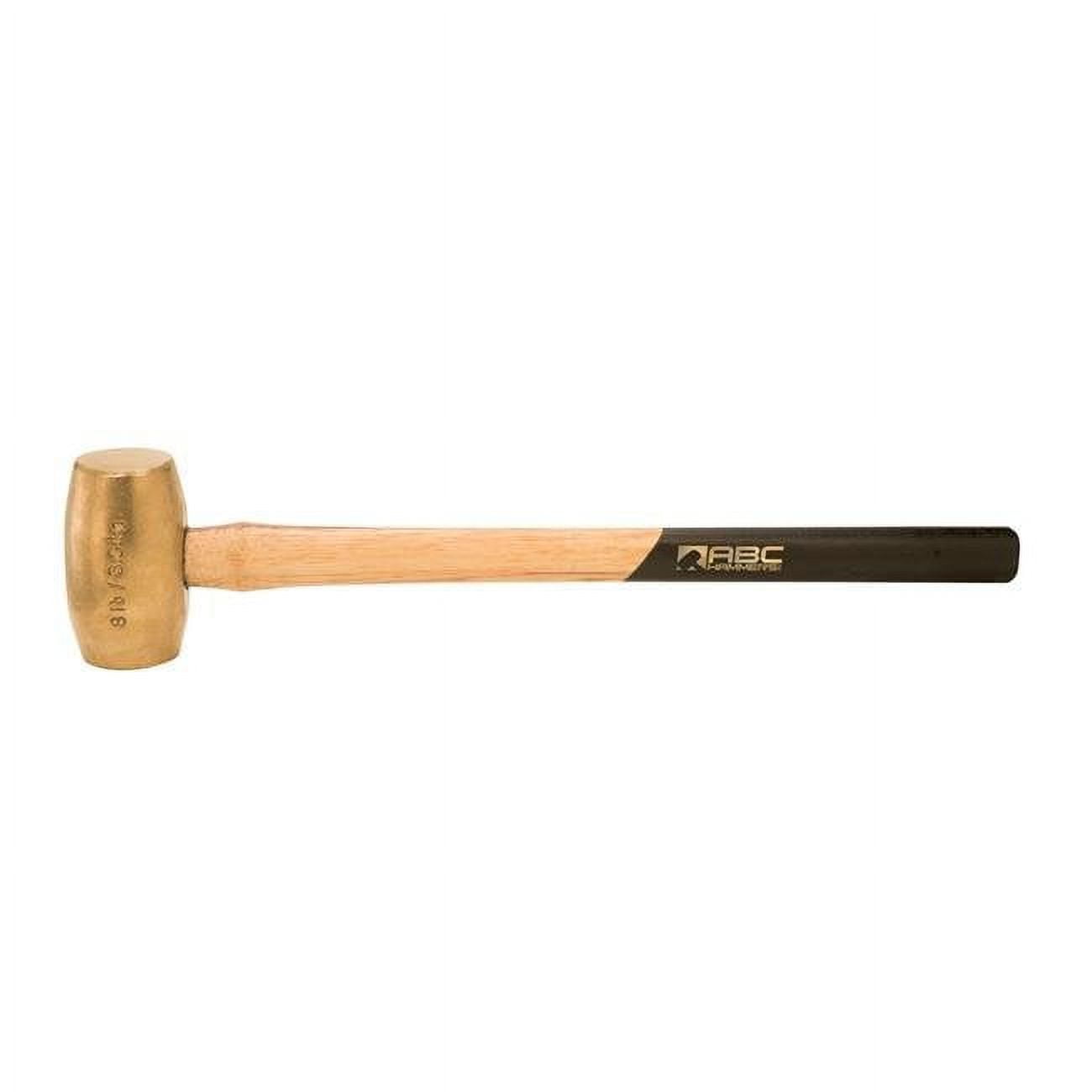 Picture of ABC Hammers ABC8BWS 24 in. 8 lbs Brass Hammer with Wood Handle