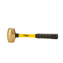 Picture of ABC Hammers ABC6BFB 16 in. 6 lbs Brass Hammer with Fiberglass Handle
