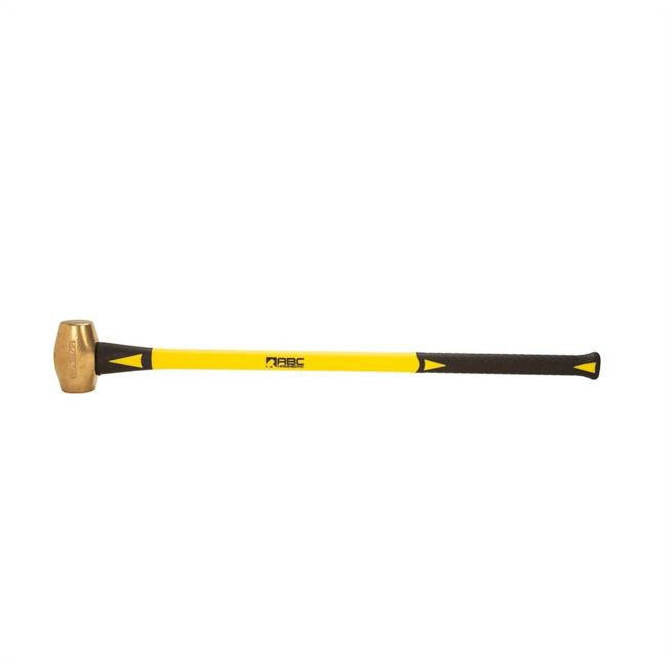 Picture of ABC Hammers ABC6BF 33 in. 6 lbs Brass Hammer with Fiberglass Handle