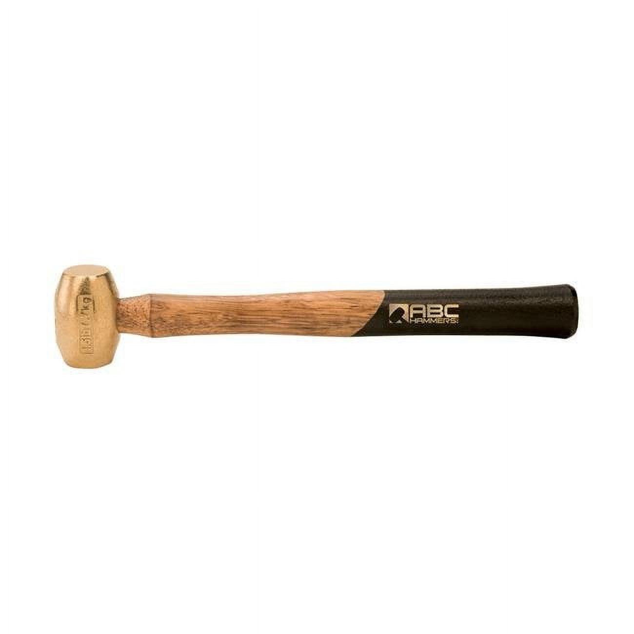 Picture of ABC Hammers ABC1.5BW 12.5 in. 1.5 lbs Brass Hammer with Wood Handle