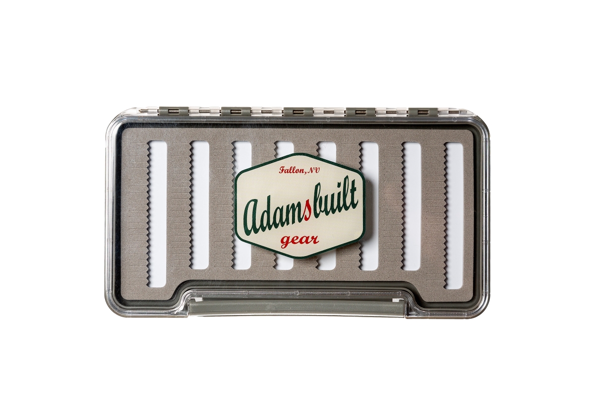 AB99-DFF Slim Waterproof Single Sided Dry Fly Foam Box - Clear - Large