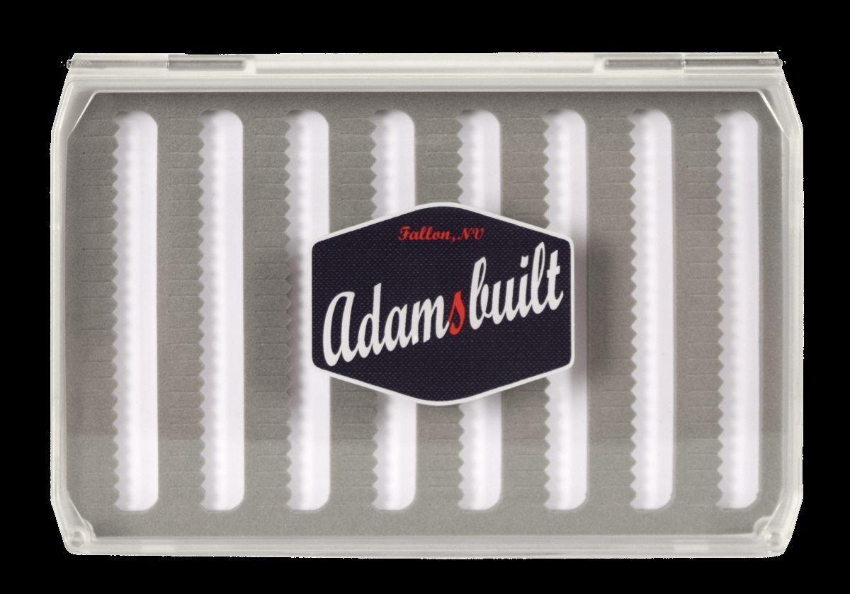 AB134DFF Magnetic Closure Dry Fly Foam Box - Clear - Large