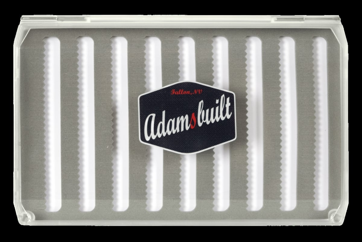AB136DFF Magnetic Closure Dry Fly Foam Box - Clear - Extra Large