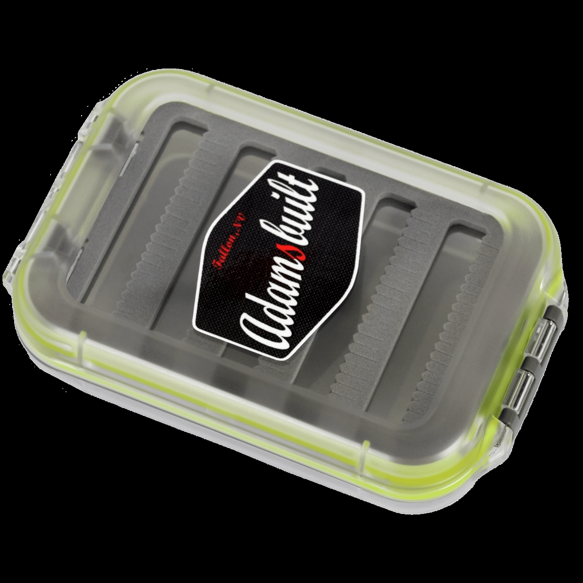 AB138DFF Waterproof Page Box with Dry Fly Foam - Clear - Medium
