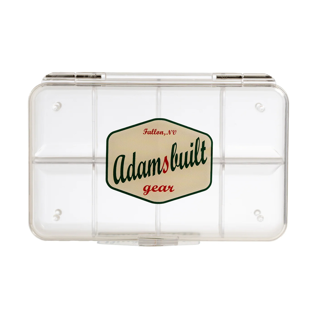 AB108B-8C Ultra Clear Fly Box with 8 Compartments - Small